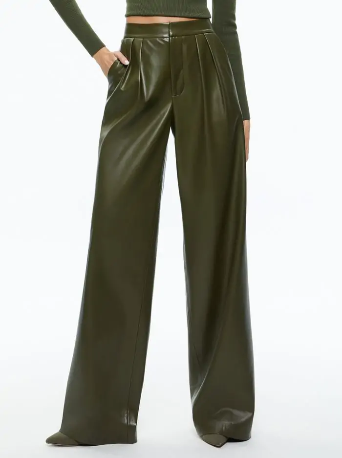 POMPEY VEGAN LEATHER PANT